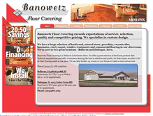 Tablet Screenshot of banowetzfloorcovering.com